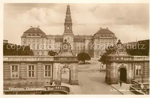 AK / Ansichtskarte Kobenhavn Christiansborg Slot Kobenhavn