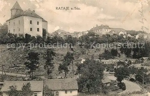 AK / Ansichtskarte Rataje_Saz Schloss Panorama Rataje_Saz