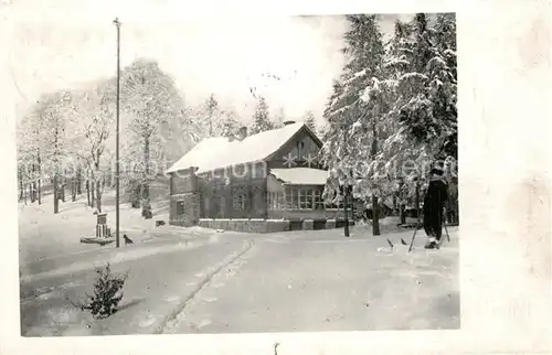 AK / Ansichtskarte Skalka Lyziarska utulna Winter Skalka