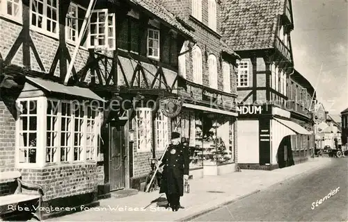 AK / Ansichtskarte Ribe Vaegteren foran Weisses Stoa Ribe