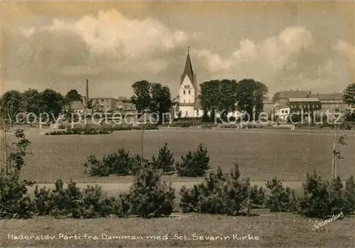 AK / Ansichtskarte Hadersleben_Haderslev Dammen Severin Kirke Hadersleben_Haderslev