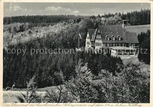 AK / Ansichtskarte Neuenrade Ehrenmal Gebirgsverein hoher Kohlberg Neuenrade
