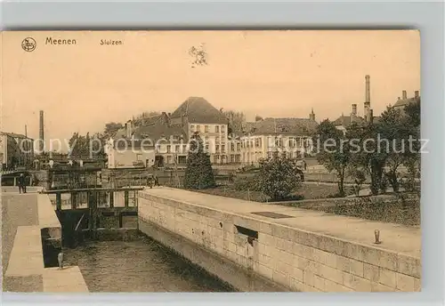 AK / Ansichtskarte Meenen Sluizen Meenen