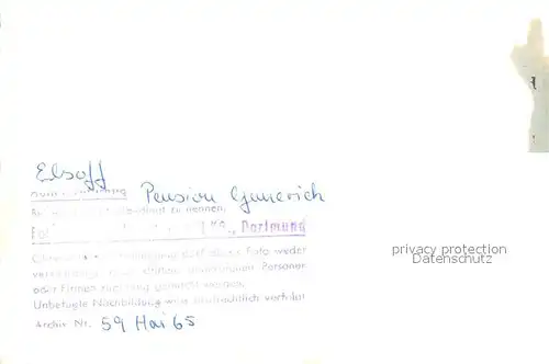 AK / Ansichtskarte Elsoff_Wittgenstein Pension Gemerich Fruehstueckszimmer Elsoff_Wittgenstein