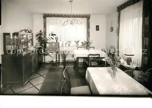 AK / Ansichtskarte Bad_Berleburg Gaestehaus Pension Fruehstuecksraum Bad_Berleburg