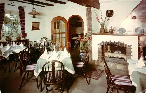AK / Ansichtskarte Bad_Berleburg Hotel Pension Restaurant Kaminzimmer Bad_Berleburg