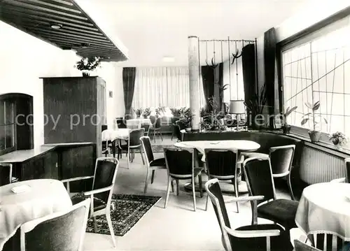 AK / Ansichtskarte Bad_Berleburg Hotel Pension Gastraum Bad_Berleburg