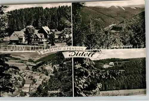 AK / Ansichtskarte Didoll Gasthof Pension Didoll Landschaftspanorama Hainbachtal Richstein Didoll