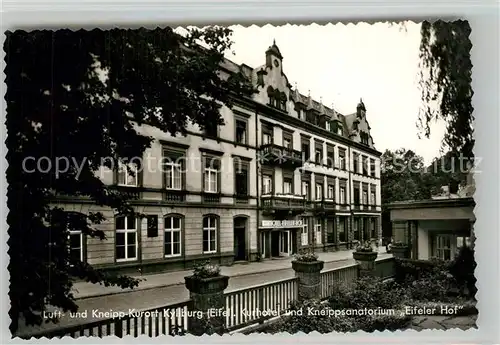 AK / Ansichtskarte Kyllburg_Rheinland Pfalz Kurhotel Kneippsanatorium Eifeler Hof Kyllburg_Rheinland Pfalz