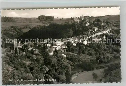 AK / Ansichtskarte Kyllburg_Rheinland Pfalz Panorama Luft  und Kneippkurort Kyllburg_Rheinland Pfalz