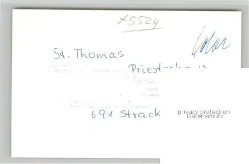 AK / Ansichtskarte St_Thomas_Eifel Priesterhaus Innenansicht St_Thomas_Eifel