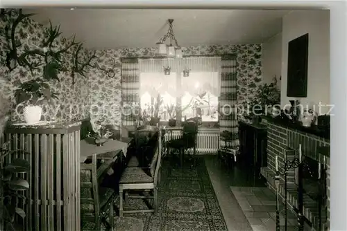 AK / Ansichtskarte Wingeshausen Pension Beuter Gastraum Wingeshausen