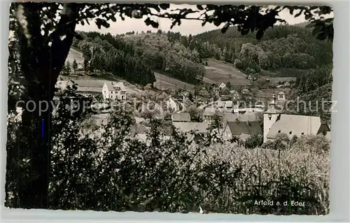 AK / Ansichtskarte Arfeld Ansicht vom Waldrand aus Arfeld