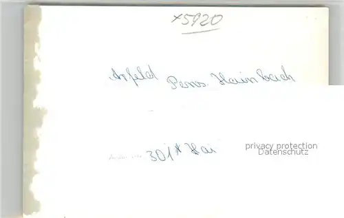 AK / Ansichtskarte Arfeld Pension Hainbach Arfeld