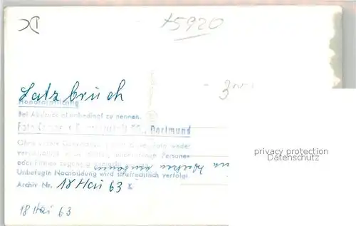 AK / Ansichtskarte Latzbruch Jugendherberge am Wald Winterlandschaft Latzbruch