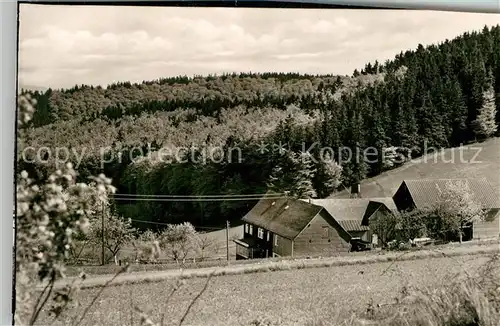 AK / Ansichtskarte Diedenshausen_Wittgenstein Pension Hof Karlsburg Diedenshausen