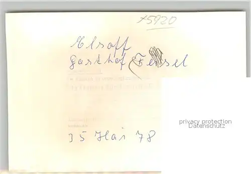 AK / Ansichtskarte Elsoff_Wittgenstein Gasthof Feisel Gaststube Elsoff_Wittgenstein