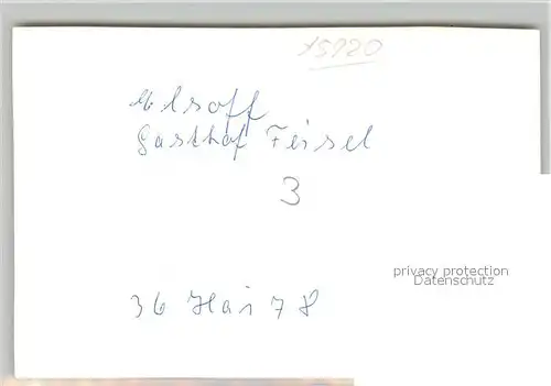 AK / Ansichtskarte Elsoff_Wittgenstein Gasthof Feisel Gaststube Elsoff_Wittgenstein