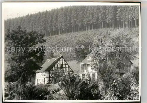 AK / Ansichtskarte Berghausen_Wittgenstein Pension Dickel Berghausen_Wittgenstein