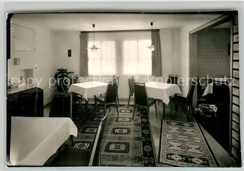 AK / Ansichtskarte Berghausen_Wittgenstein Pension Gaststube Berghausen_Wittgenstein