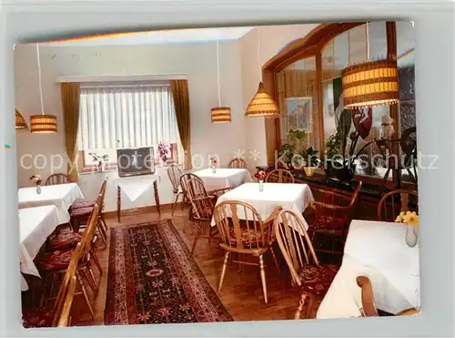 AK / Ansichtskarte Berleburg_Bad Pension Gastraum Berleburg_Bad