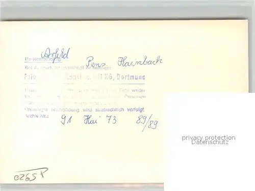 AK / Ansichtskarte Arfeld Pension Hainbach Arfeld