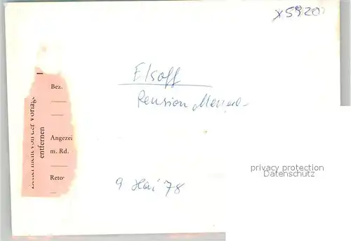 AK / Ansichtskarte Elsoff_Wittgenstein Pension Mengel Elsoff_Wittgenstein
