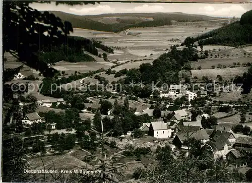 AK / Ansichtskarte Diedenshausen_Wittgenstein Panorama Diedenshausen