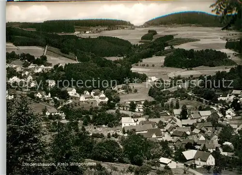 AK / Ansichtskarte Diedenshausen_Wittgenstein Panorama Diedenshausen