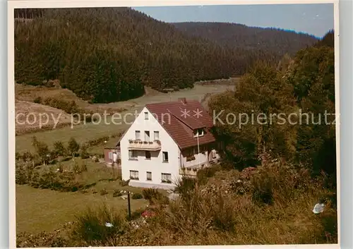 AK / Ansichtskarte Bad_Berleburg Gaestehaus Pension am Waldrand Bad_Berleburg