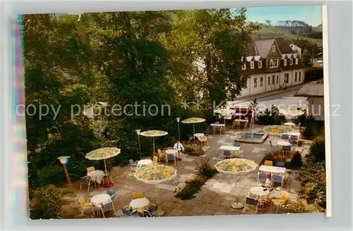 AK / Ansichtskarte Bad_Berleburg Restaurant Terrasse Bad_Berleburg