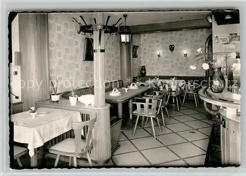AK / Ansichtskarte Bad_Berleburg Hotel Bochumer Hof Restaurant Theke Bad_Berleburg