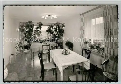 AK / Ansichtskarte Beddelhausen Pension Hof Liesebach Gastraum Beddelhausen