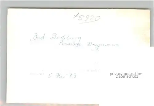 AK / Ansichtskarte Bad_Berleburg Pension Krugmann Aufenthaltsraum Bad_Berleburg