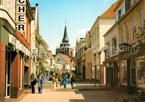 AK / Ansichtskarte Aurich_Ostfriesland Burgstrasse Aurich_Ostfriesland