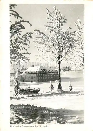 AK / Ansichtskarte Oberwiesenthal_Erzgebirge Panorama Oberwiesenthal Erzgebirge