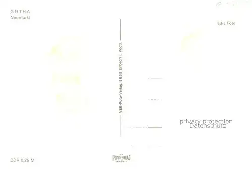 AK / Ansichtskarte Gotha_Thueringen Neumarkt Gotha Thueringen