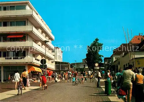 AK / Ansichtskarte Wangerooge_Nordseebad Zedeliusstrasse Wangerooge_Nordseebad