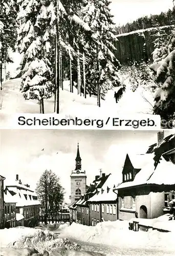 AK / Ansichtskarte Scheibenberg Kirche Scheibenberg