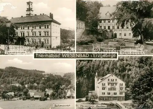 AK / Ansichtskarte Wiesenbad Sanatorium Robert Koch Haus Ferienheim Deutzen Wiesenbad