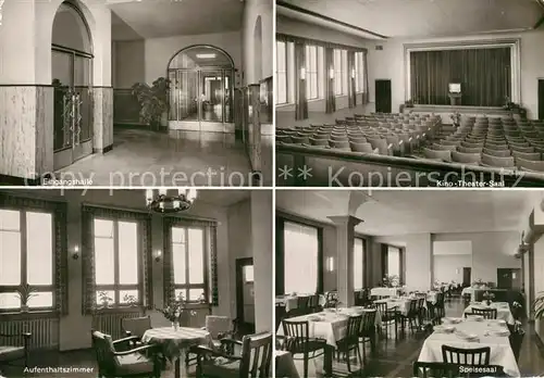 AK / Ansichtskarte Immenhausen_Hessen Philippsstiftung Eingangshalle Kino Theater Saal Aufenthaltsraum Speisesaal Immenhausen Hessen