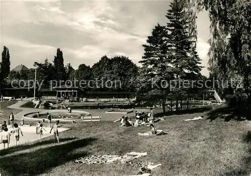 AK / Ansichtskarte Bleicherode Staedt Schwimmbad Bleicherode