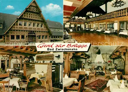 AK / Ansichtskarte Bad_Zwischenahn Jagdhaus Eiden am See Festsaal Jaeger und Fischerstube Bad_Zwischenahn