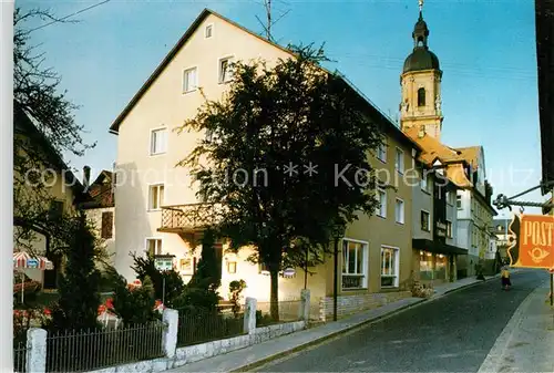 AK / Ansichtskarte Goessweinstein Pension Weinhaus zur Post Goessweinstein