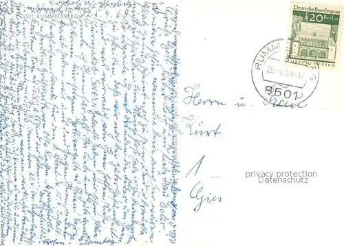 AK / Ansichtskarte Rummelsberg Philippuskirche Hospiz Bruederhaus Erholungsheim Gedaechtniskreuz Speisesaal Rummelsberg