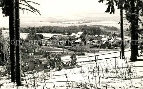 AK / Ansichtskarte Vogelsgruen Panorama Winterpanorama Vogelsgruen