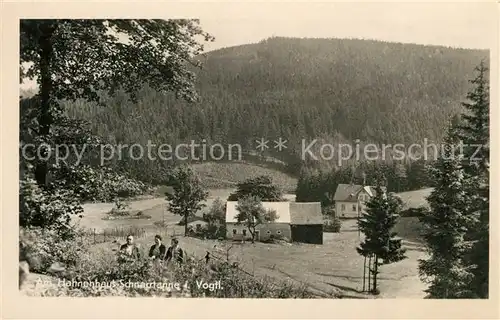 AK / Ansichtskarte Schnarrtanne Hahnenhaus Schnarrtanne