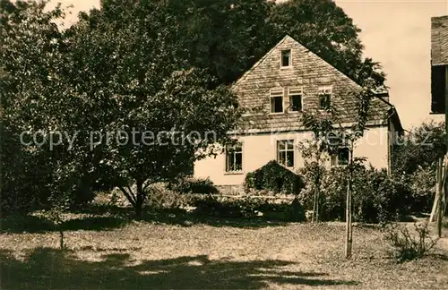 AK / Ansichtskarte Gruenbach_Auerbach_Erzgebirge Altes Forsthaus Gruenbach_Auerbach