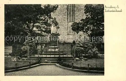 AK / Ansichtskarte Annaberg Buchholz_Erzgebirge Lutherdenkmal Annaberg Buchholz