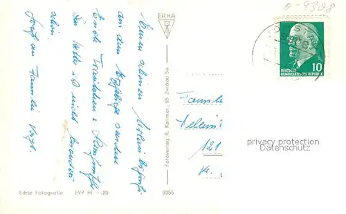 AK / Ansichtskarte Joehstadt Jugendherberge Bruno Kuehn Trabant P50 Joehstadt